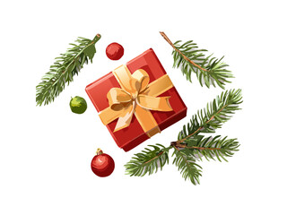 Christmas Present Vector, XMAS