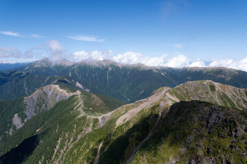 日本の山岳風景