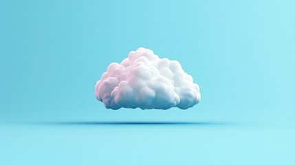 white fluffy clouds against blue clean sky