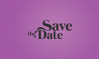 Save the date banner. Can be used for business, marketing and advertising. logo graphic design of event summit made for Technology and upcoming events. Vector EPS 10