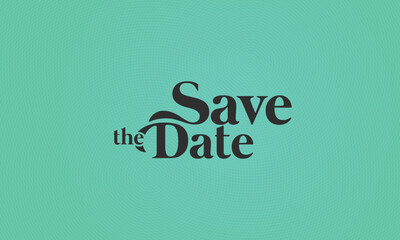 Save the date banner. Can be used for business, marketing and advertising. logo graphic design of event summit made for Technology and upcoming events. Vector EPS 10