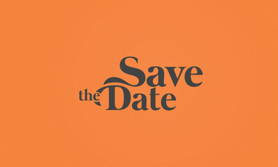 Save the date banner. Can be used for business, marketing and advertising. logo graphic design of event summit made for Technology and upcoming events. Vector EPS 10
