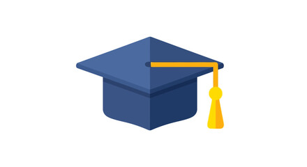 Academic Graduation Cap Symbolizing Education Achievement and Success.
