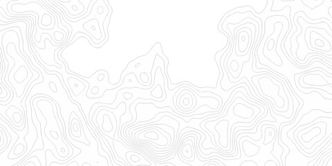 Black and white lines seamless Topographic map patterns, topography line map. Vintage outdoors style. The stylized height of the topographic map contour in lines and contours isolated on transparent.	