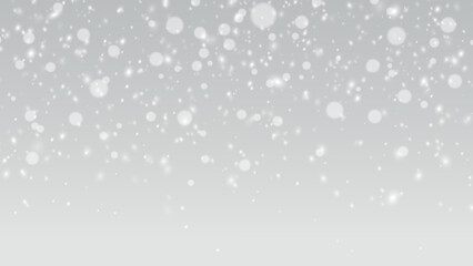 Realistic snow falling. Soft white flakes and frosted dust texture bring a festive winter mood to seasonal and holiday designs.