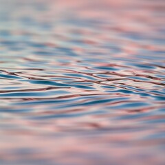 Mesmerizing Macro Abstract: Ethereal and Captivating Waterish Ripples Dance Gracefully on Reflective Surfaces, Merging Soft Hues with Dreamlike Fluid Motion