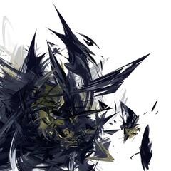 Fragmented Realms of Inner Chaos: A Surreal Journey Through Minimalist Abstractions, Dark Swirls, and Dissolving Psychological Boundaries Encountering Untamed Despair