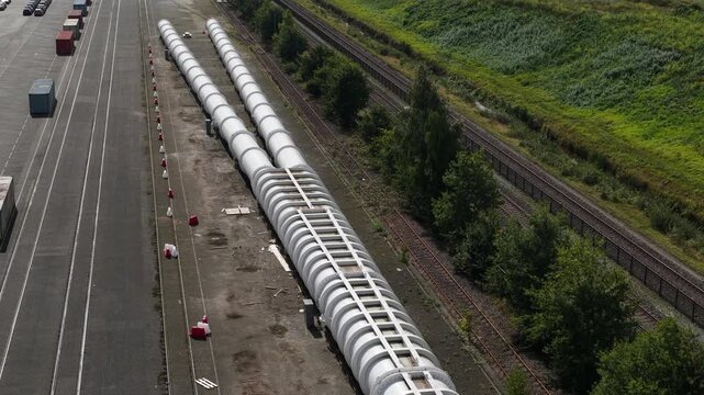 hyperloop test center, prototype tube, futuristic high speed travel concept.