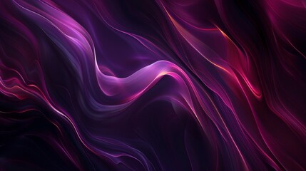 Fototapeta premium Dark surreal banner with flowing abstract shapes, metallic reflections, and deep crimson tones. A mysterious and elegant background with cinematic and artistic atmosphere.