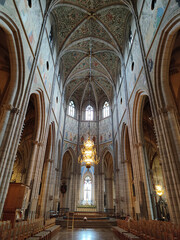 Fototapeta premium cathedral in Uppsala town in Sweden