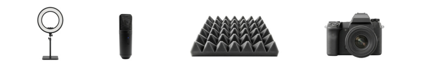 Vlogger, Streamer Equipment Set