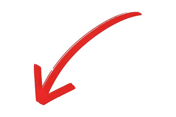 Hand drawn red arrow icon. Vector up arrows. Mark doodle, Mark point icon design collection for business and education design element