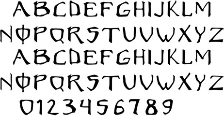 scary fonts. goth fonts. halloween fonts.