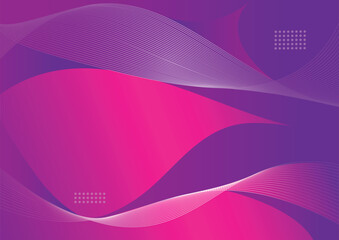Fluid Abstract Waves with Vibrant Purple and Pink Gradients background design