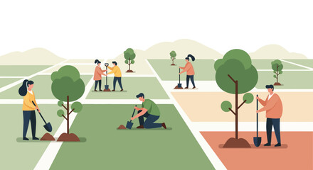 Community Tree Planting Initiative for Environmental Sustainability.