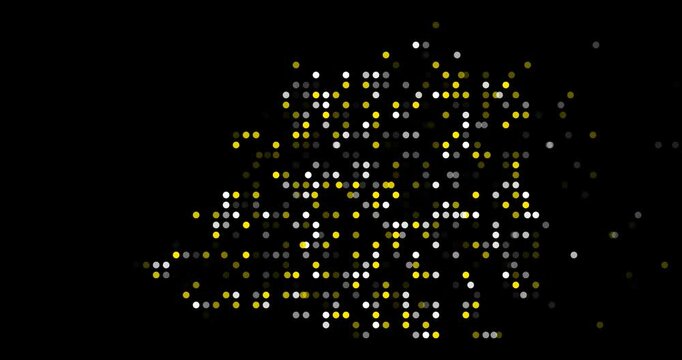 Motion Graphic Dots Build Vatican City State Country Silhouette