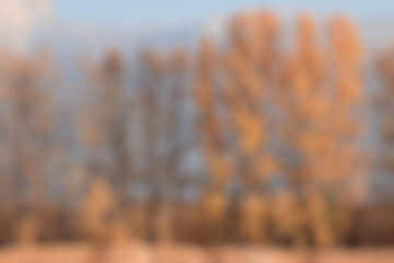 Blurred background abstract autumn landscape gradient defocus