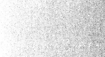 Black stippled dot gradient texture on a transparent background. Ideal for vintage, comic, or artistic graphic overlays and design elements.