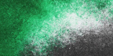 Textured surface displays a gradient of green to black with white specks.
