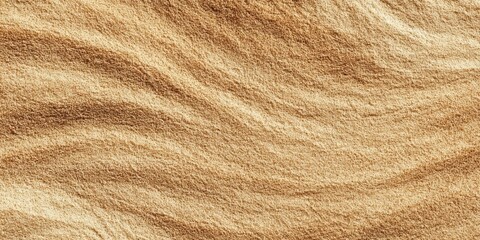 Undulating golden sand dunes create a natural abstract pattern.