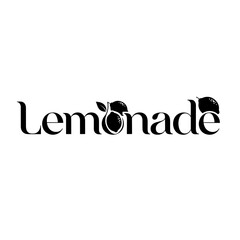 Lemonade brand logo featuring lemon fruits in a modern design  