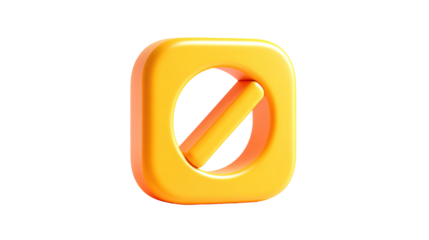 red cross button 3d icon in cartoon plastic style minimal isolated on transparent white background