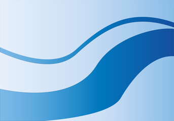 Fondo de capas onduladas azul claro y oscuro