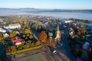 Kościół św. Apostołów Filipa i Jakuba w Mystkowie © Maciej G. Szling