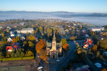 Kościół św. Apostołów Filipa i Jakuba w Mystkowie © Maciej G. Szling
