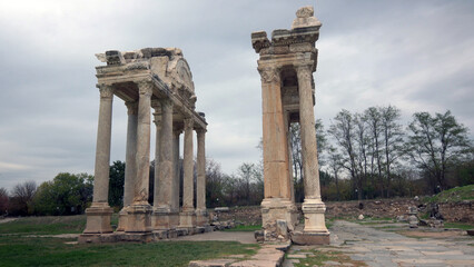 The ancient city of Aphrodisias. Archaeological and historical sites in modern Turkey