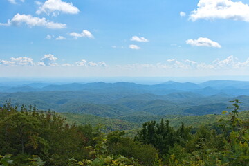Overlooks along the Blue Ridge Parkway offer some spectacular views of the beautiful Blue Ridge Mountains.