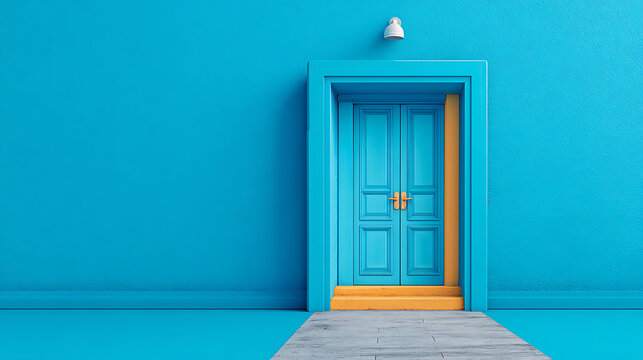 13680569 1 doors to success blue abstract 65113357 1