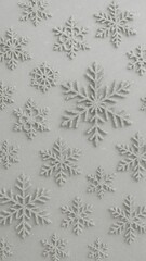 Elegant frosty snowflake pattern mobile wallpaper