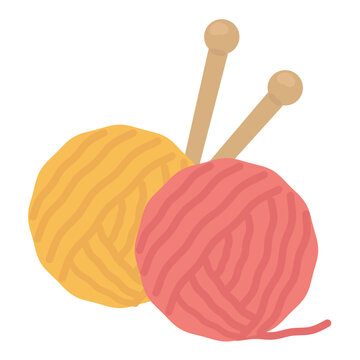 毛糸玉　イラスト