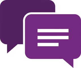 Engaging in communication with chat bubbles representing dialogue or conversation in a digital world