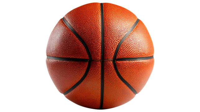 Orange Basketball on White Background Keywords: basketball, sport, ball, game, athletic, orange isolated on a transparent background