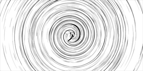 Hypnotic Spiral Vortex created with flowing lines that evoke motion and depth. This hypnotic PNG file is perfect for abstract backgrounds, conceptual art, or mind-bending designs