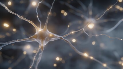 Digital neurons lighting up as AI interprets joy, anger, and surprise, symbolizing affective computing, neural network visualization, and interactive emotional intelligence systems. cinematic color