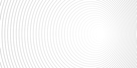 Abstract vector circle halftone black background. Gradient retro line pattern design. Monochrome graphic.