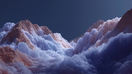 AI neural network generating dynamic emotional landscapes on holographic screen, symbolizing emotion recognition, computational intelligence, and futuristic interactive data visualization.