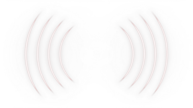 Abstract sound wave PNG overlay with soft gradient lines, creating a dynamic visual effect for design projects, enhancing digital artwork and presentations