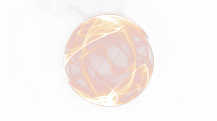 Abstract circular PNG overlay featuring soft pastel colors and flowing light trails, creating a dreamy atmosphere perfect for artistic design and creative projects