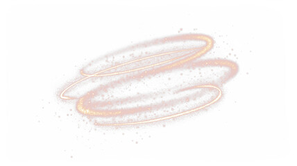 Abstract pink glitter swirl overlay with soft sparkles on a white background, perfect for creative design projects and enhancing visual storytelling elements