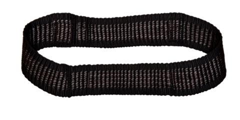 Black Woven Elastic Band, cut out transparent