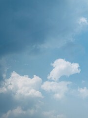 BLUE sky with CLOUDS