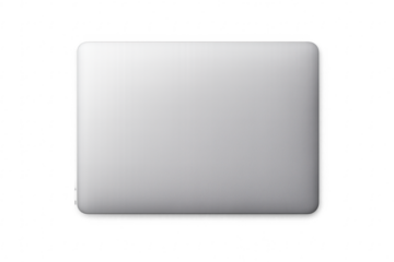 Modern laptop mockup on transparent background