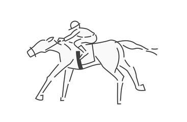 競走馬_ゴールの瞬間