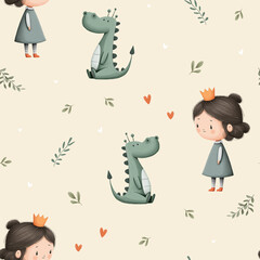 set of funny cartoon characters