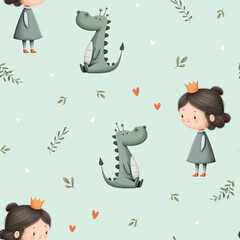 set of funny cartoon characters