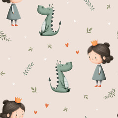 set of funny cartoon characters